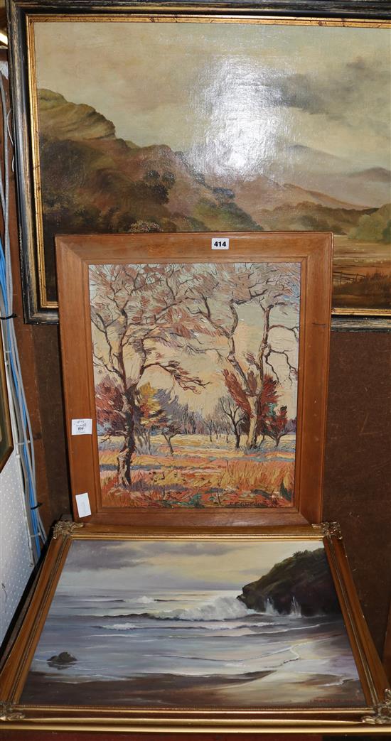 3 oil paintings